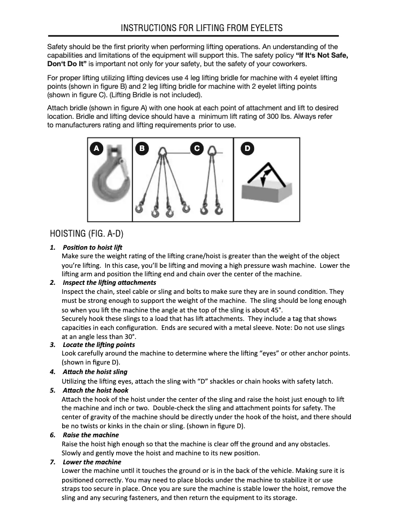 Page n°1 - Instructions / montage Simpson SuperPro SW4440SCDM-S