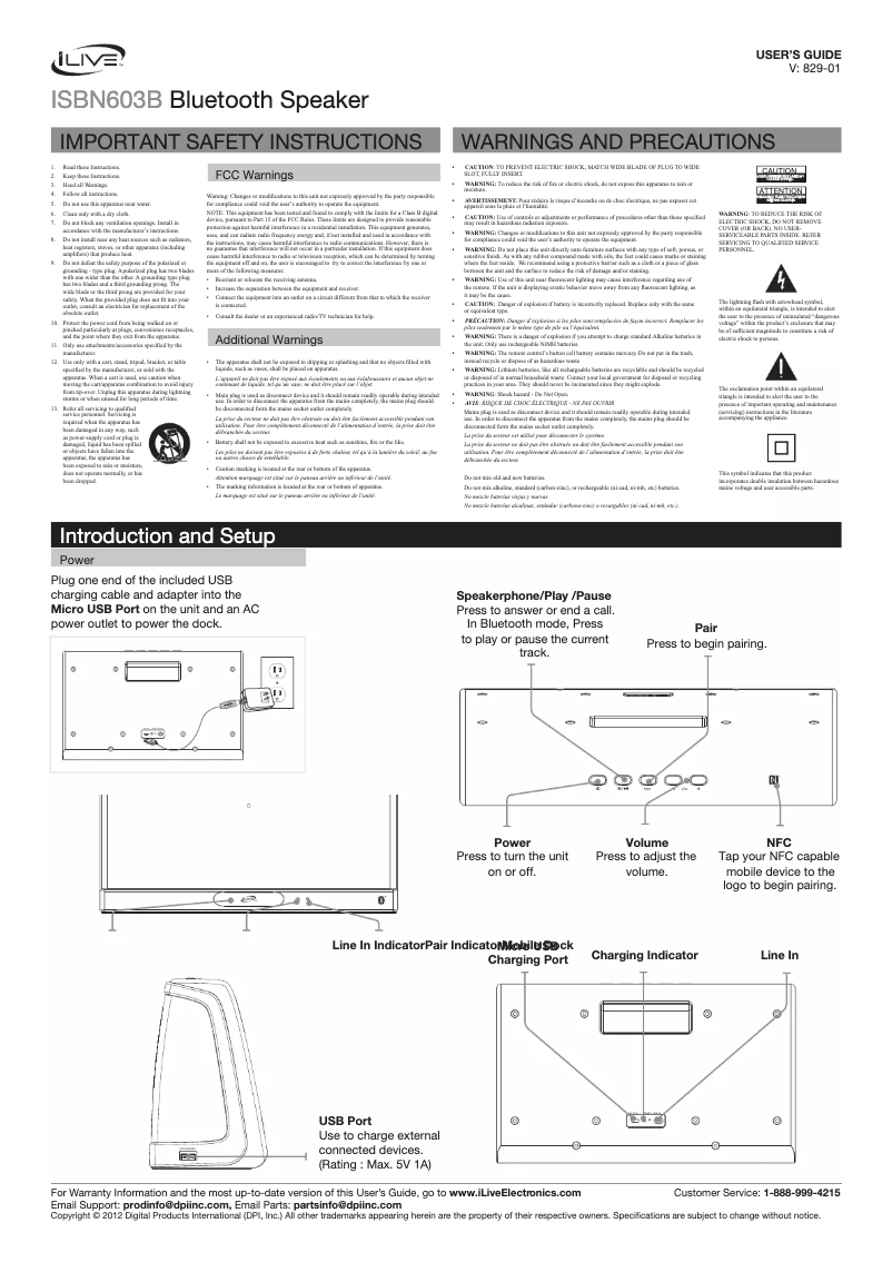 Image de la première page du manuel de l'appareil ISBN603