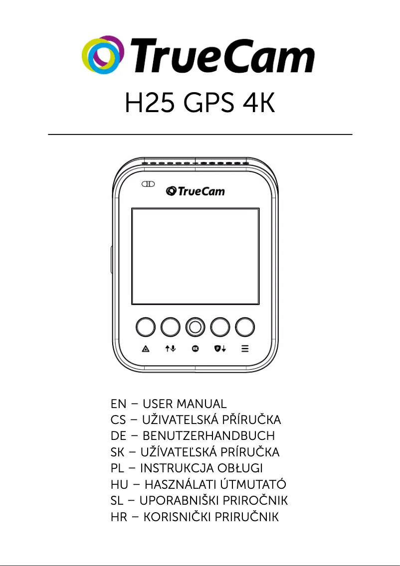 Page n°1 - Manuel utilisateur TrueCam H25 GPS 4K
