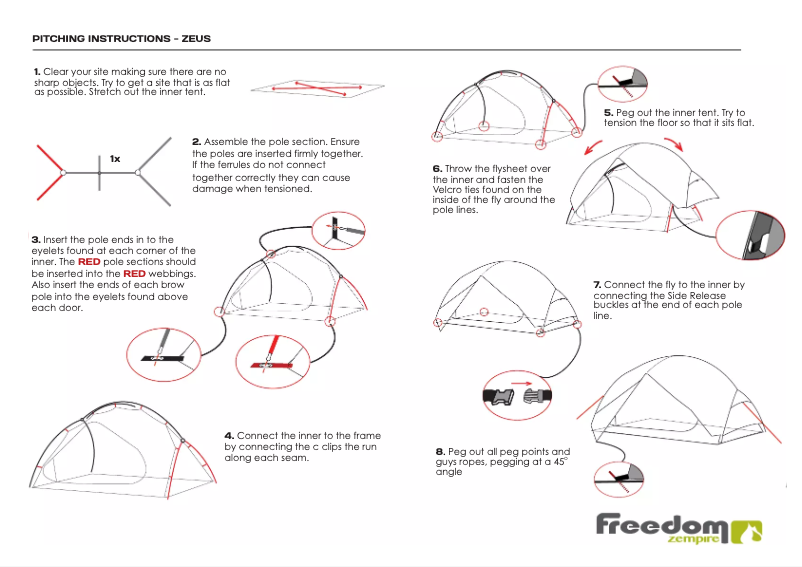 Page n°1 - Manuel utilisateur Zempire Zeus
