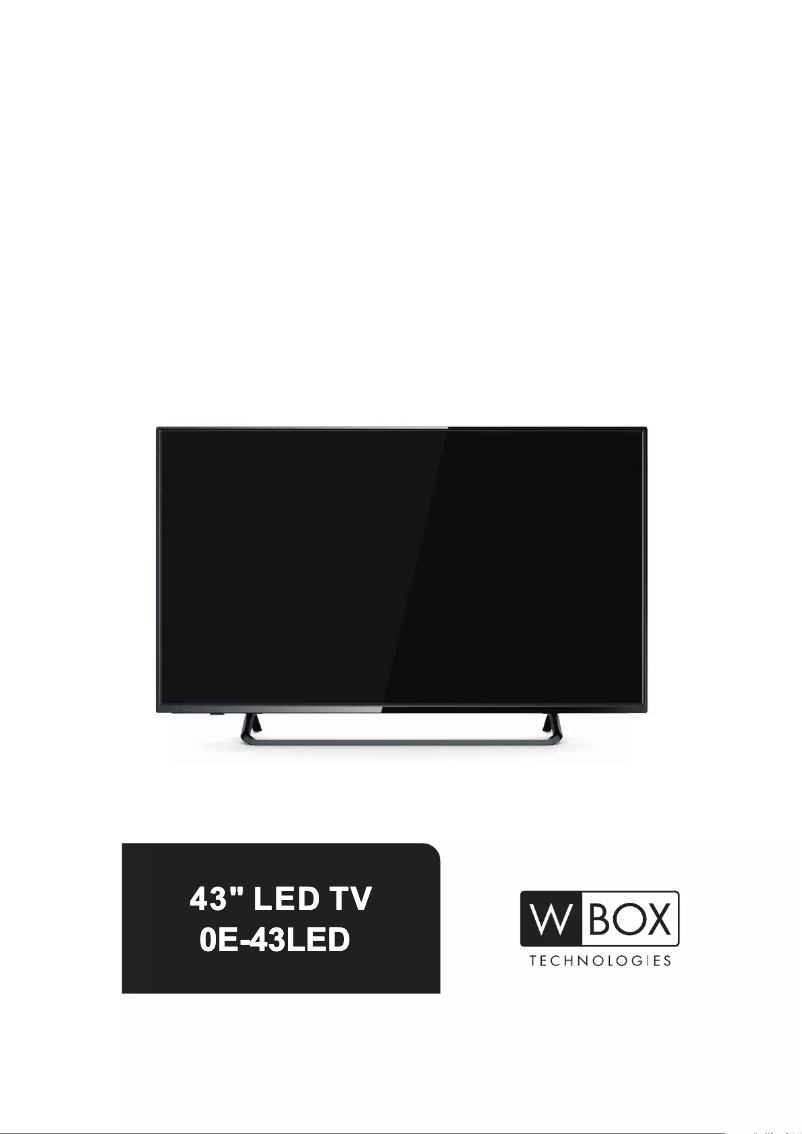 Page 1 de la notice Manuel utilisateur W Box 0E-43LED