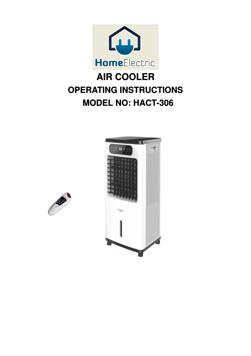 Page n°1 - Manuel utilisateur Home Electric HACT-306