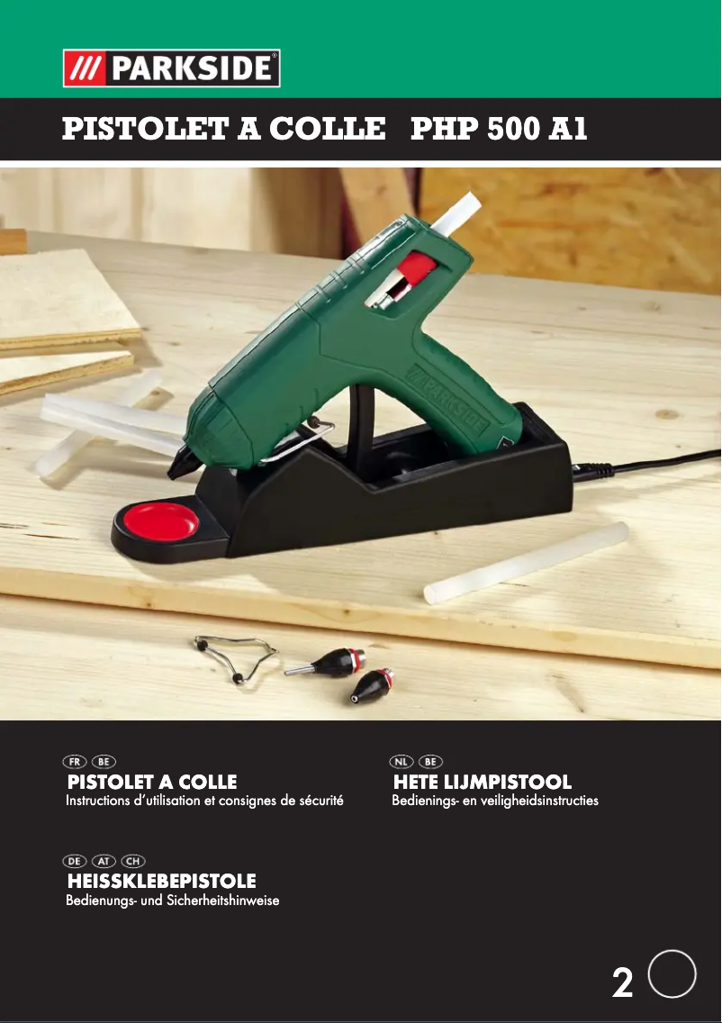 Page 1 de la notice Manuel utilisateur Parkside PHP 500 A1