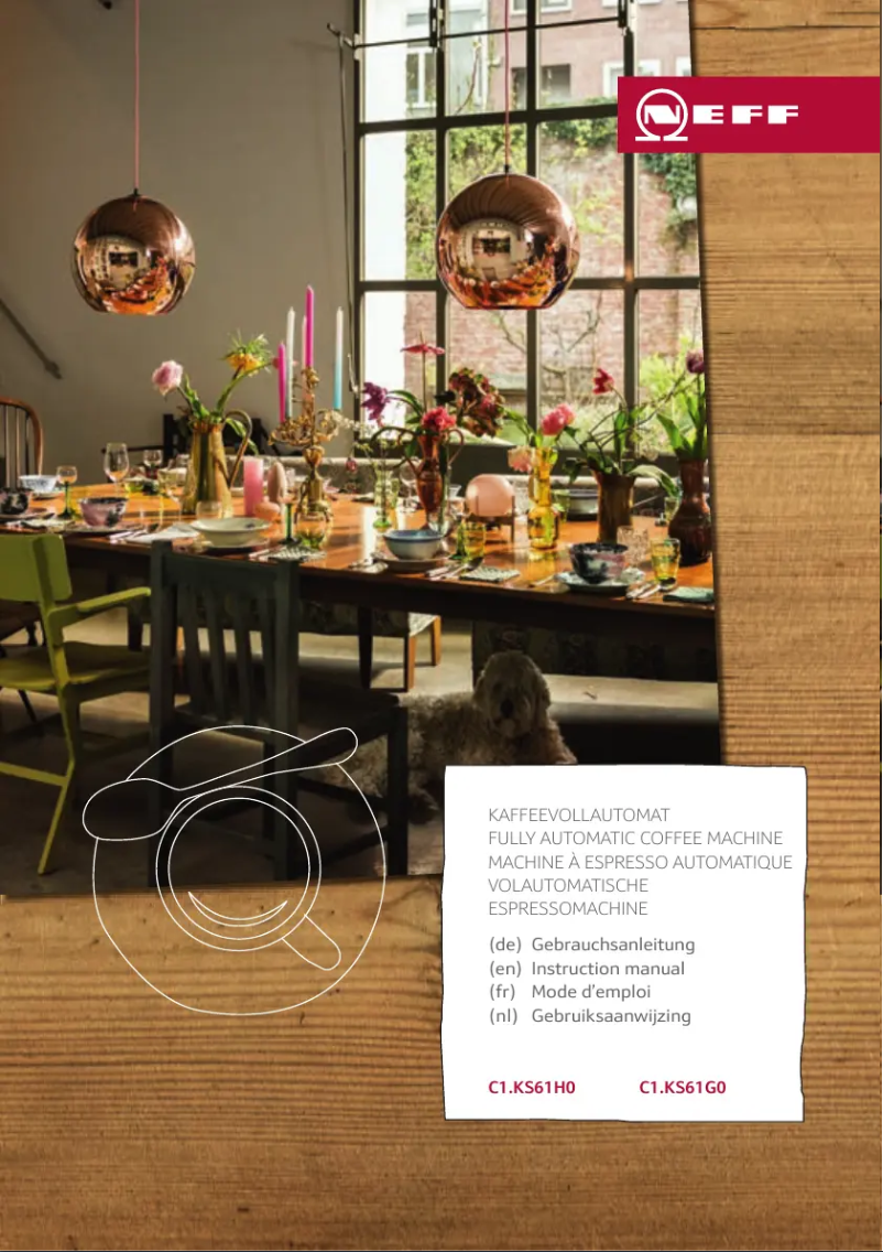 Page 1 of the manual User Manual Neff C17KS61G0