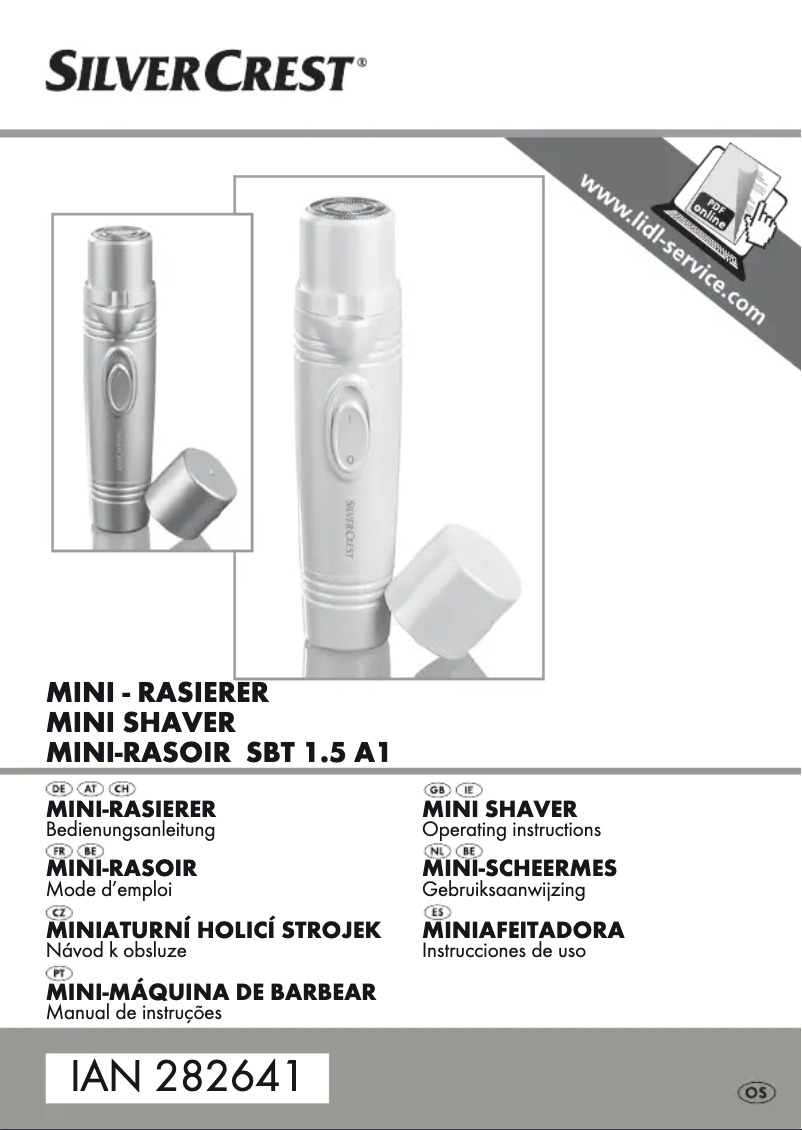 Page n°1 - Manuel utilisateur SilverCrest SBT 1.5 A1