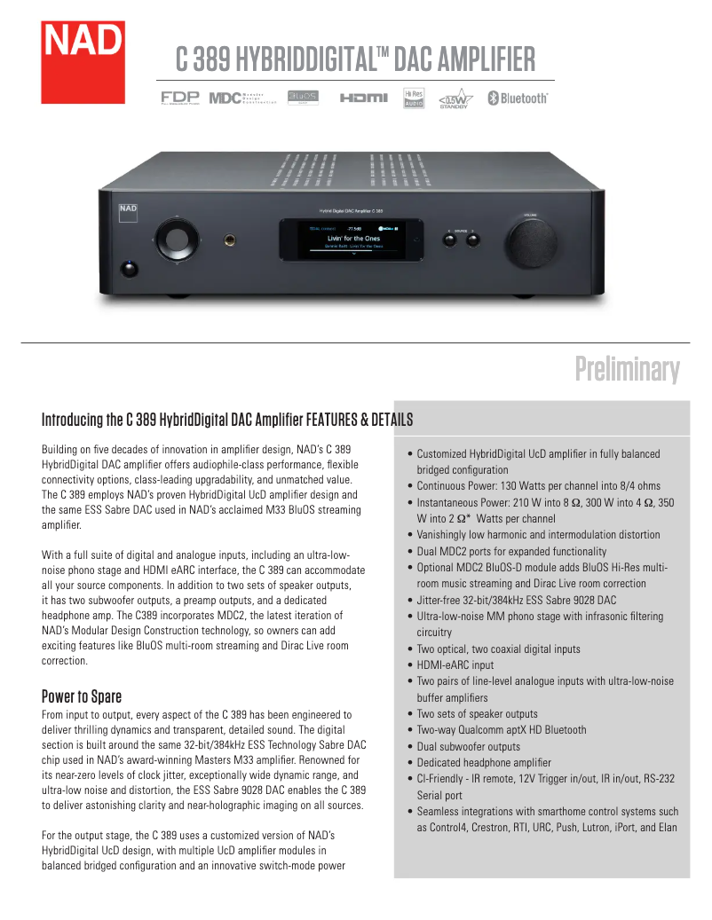 Image de la première page du manuel de l'appareil C 389