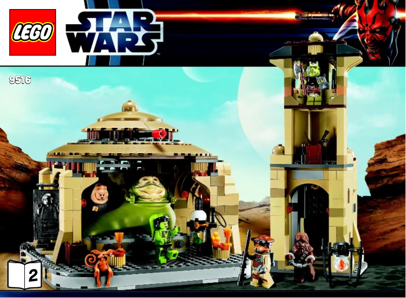 Page 1 de la notice Manuel utilisateur Lego Star Wars 9516