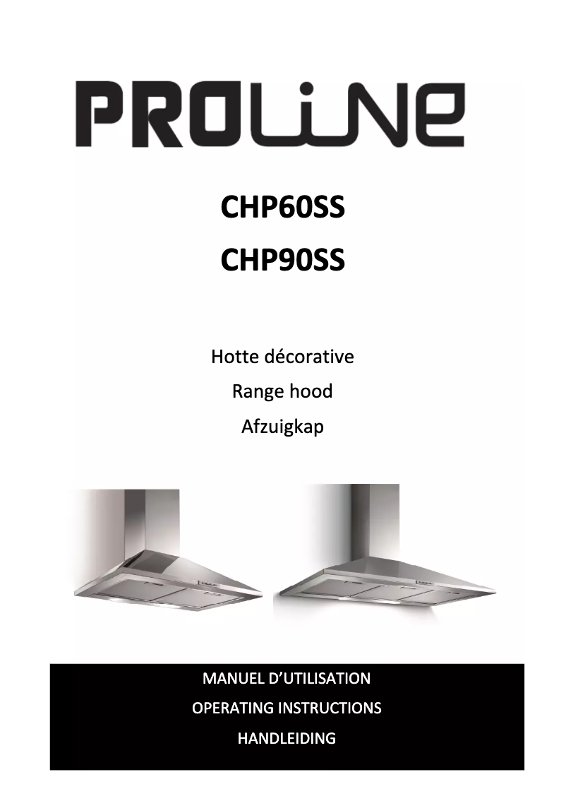 Imagen de la primera página del manual del dispositivo CHP60SS