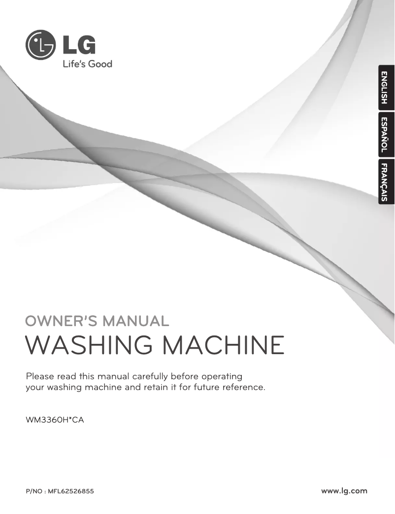 Image de la première page du manuel de l'appareil WM3360HWCA