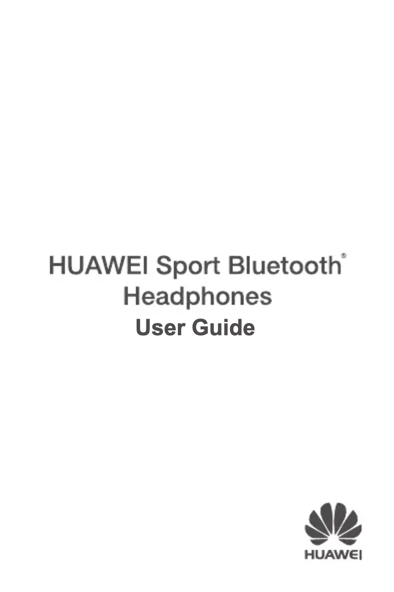 Image de la première page du manuel de l'appareil Sport Bluetooth Headphones