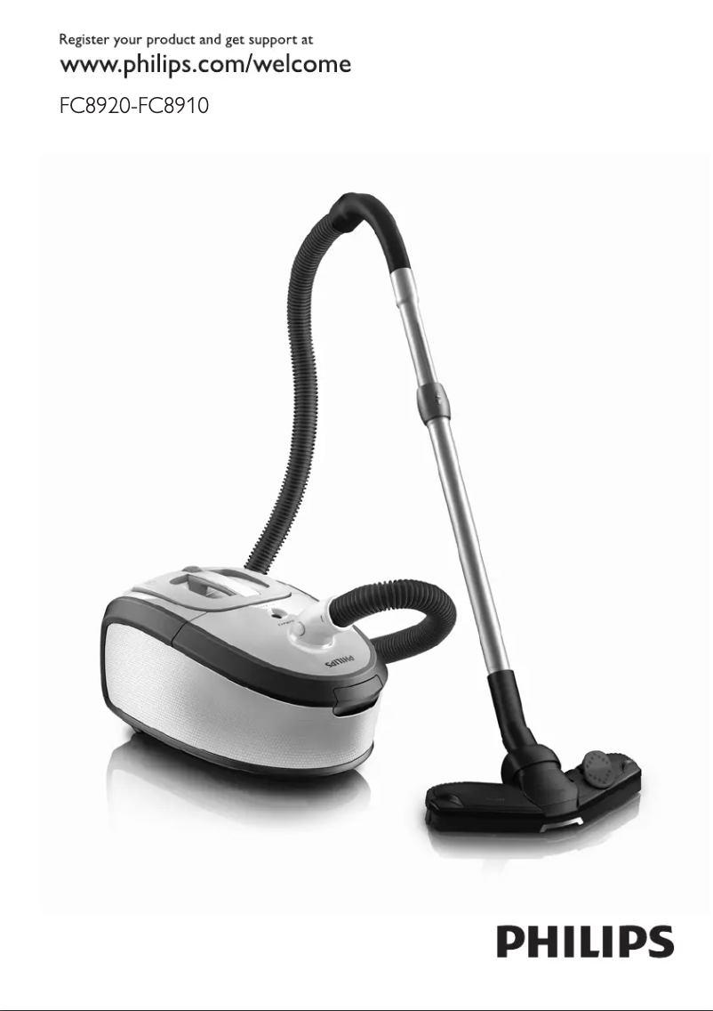 Page 1 de la notice Manuel utilisateur Philips HomeHero FC8917