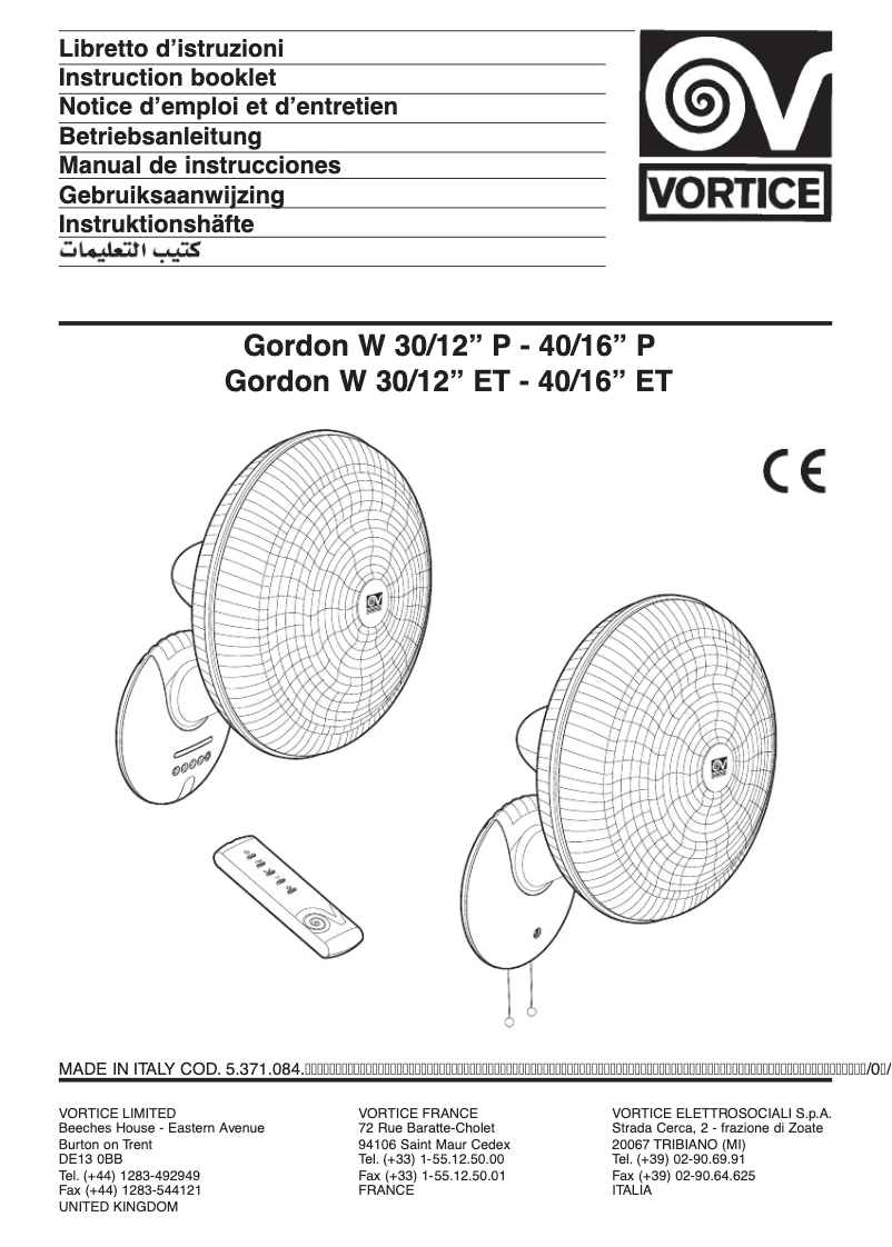 Image de la première page du manuel de l'appareil Gordon W 40 LG