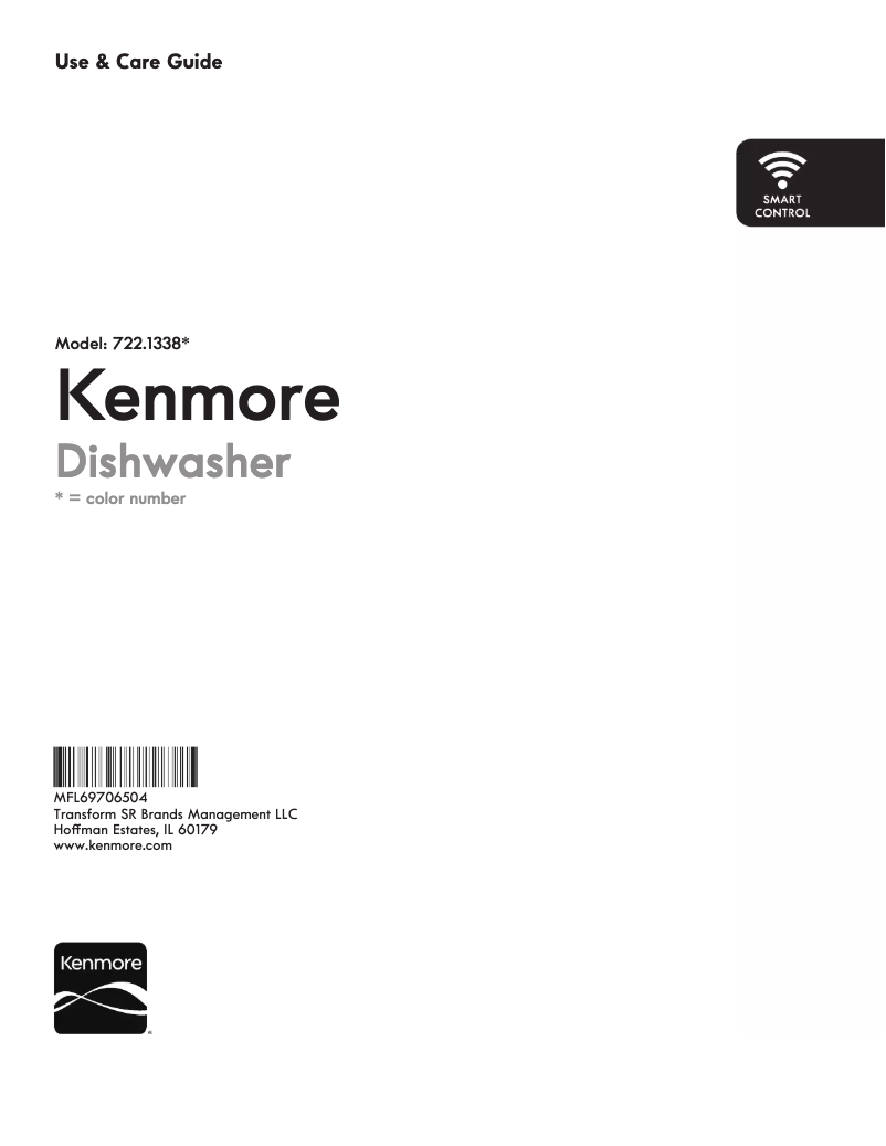 Page n°1 - Manuel utilisateur Kenmore 722.13387