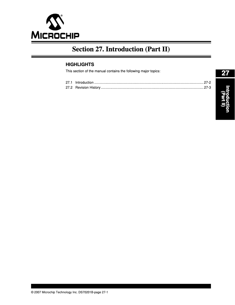 Page 1 de la notice Manuel utilisateur Microchip dsPIC33FJ16MC304