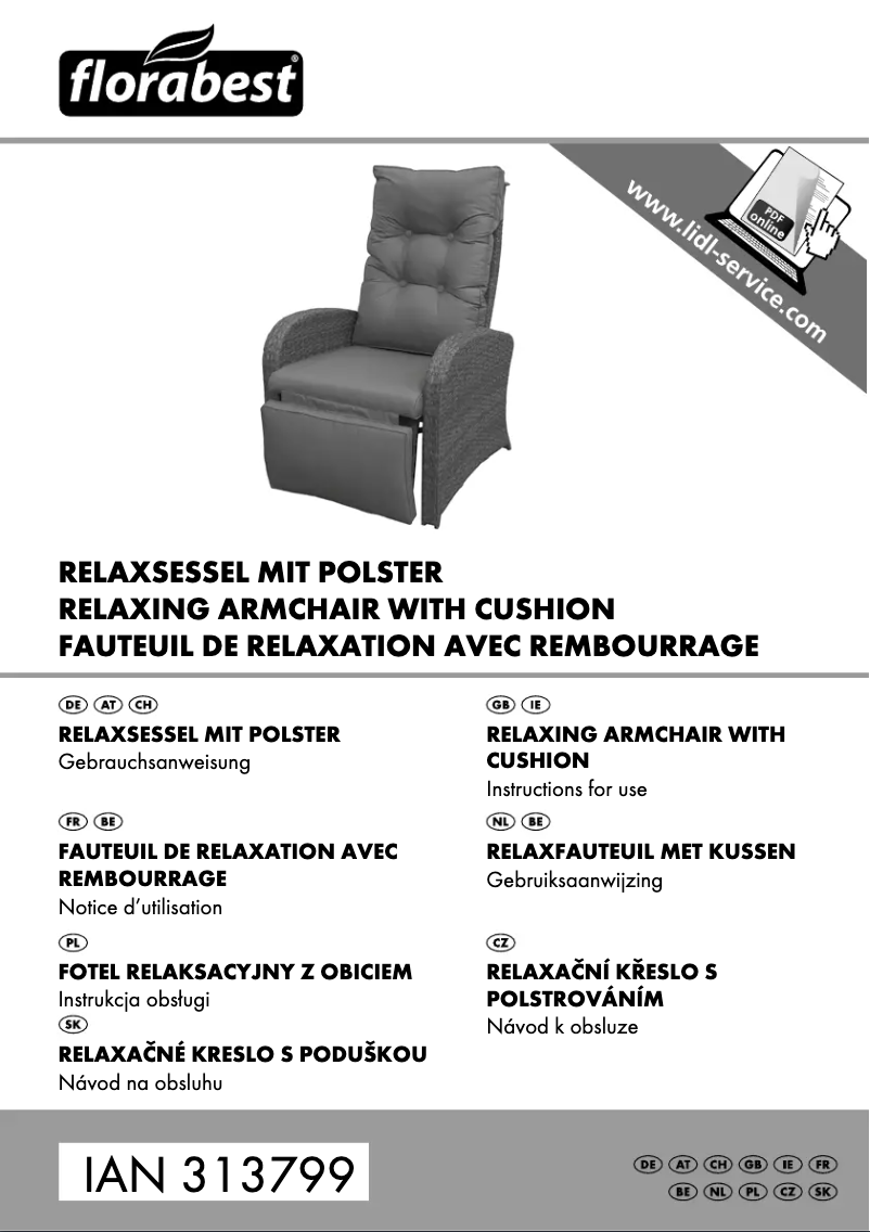 Página 1 del manual Manual de usuario Florabest IAN 313799