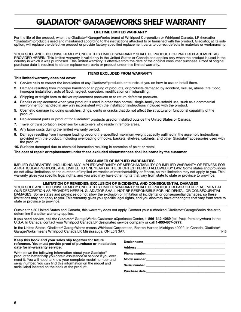 Image de la première page du manuel de l'appareil GARS604TEG