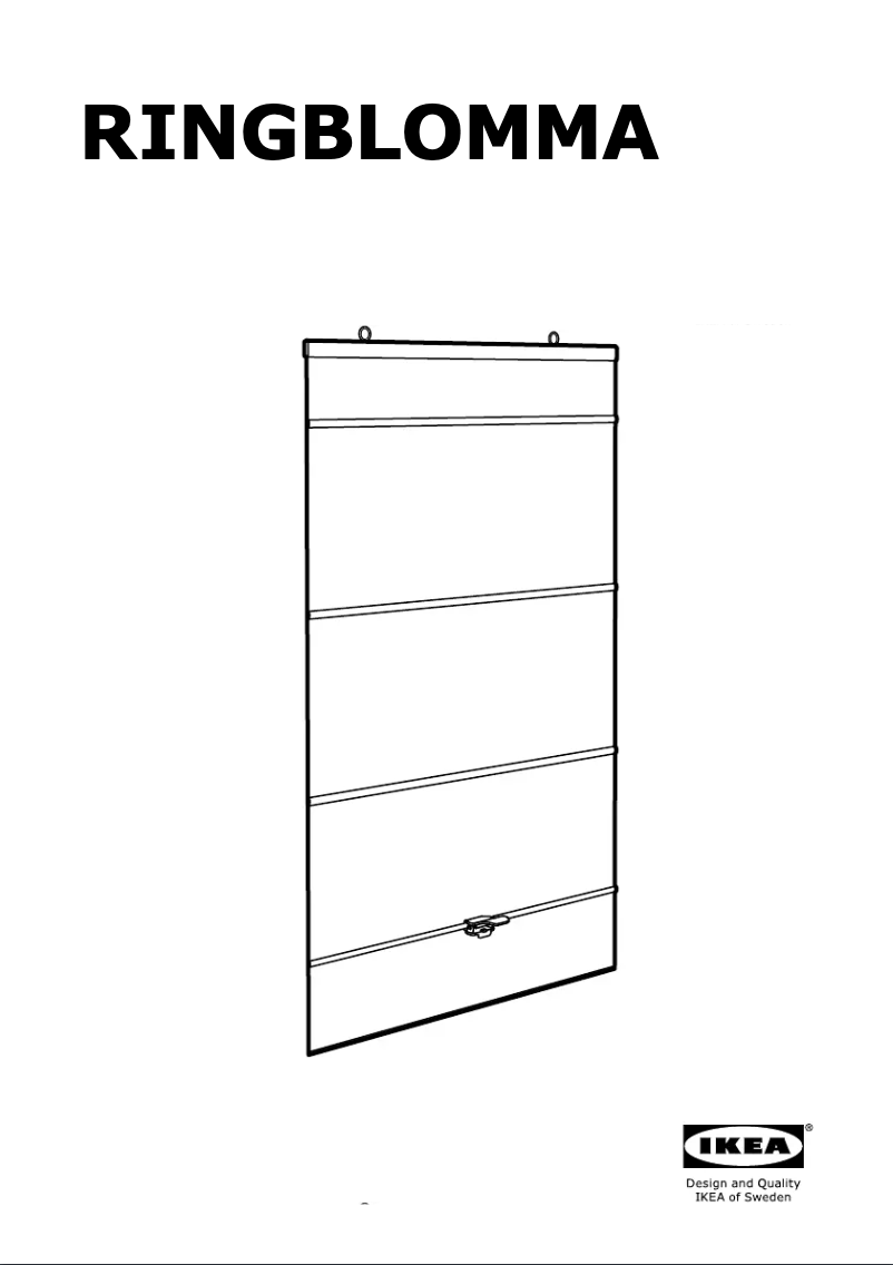 Imagen de la primera página del manual del dispositivo RINGBLOMMA