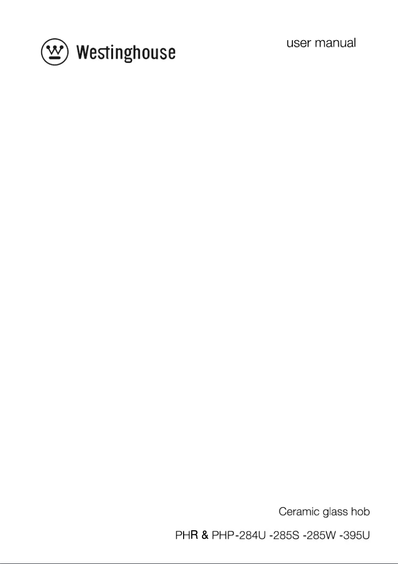 Page 1 de la notice Mode d'emploi Westinghouse PHP285S