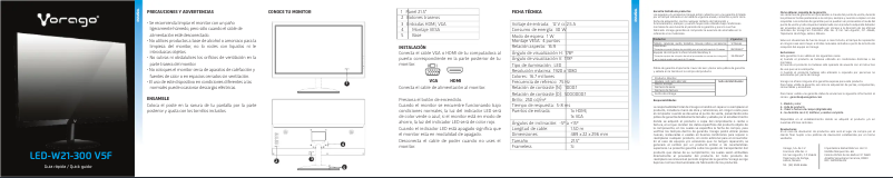 Page n°1 - Manuel utilisateur Vorago LED-W21-300V5F