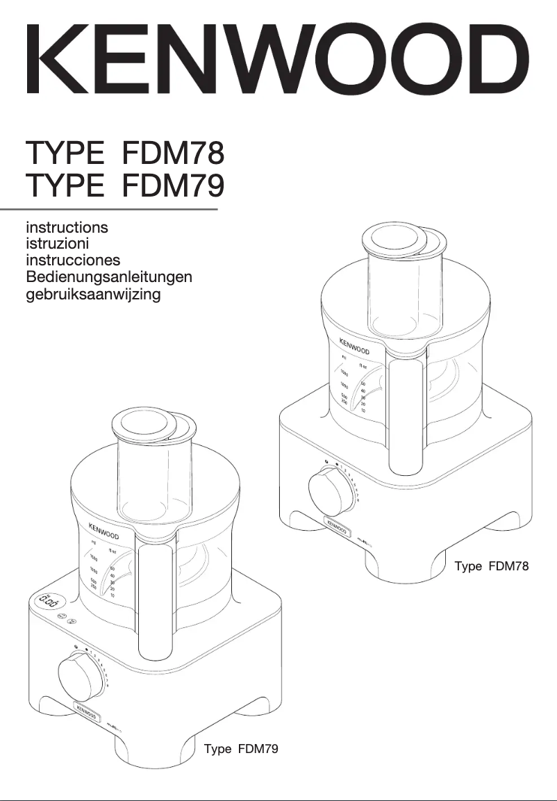 Image de la première page du manuel de l'appareil MultiPro Classic FDM791BA
