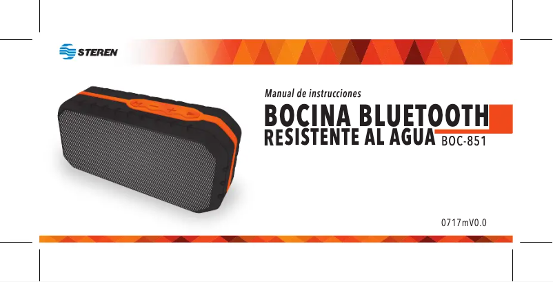 Page n°1 - Manuel utilisateur Steren BOC-851