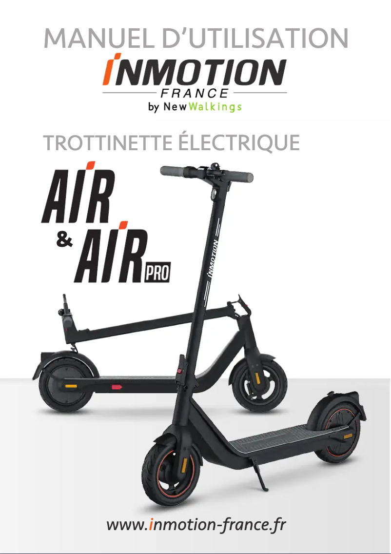 Page 1 de la notice Manuel utilisateur InMotion Air