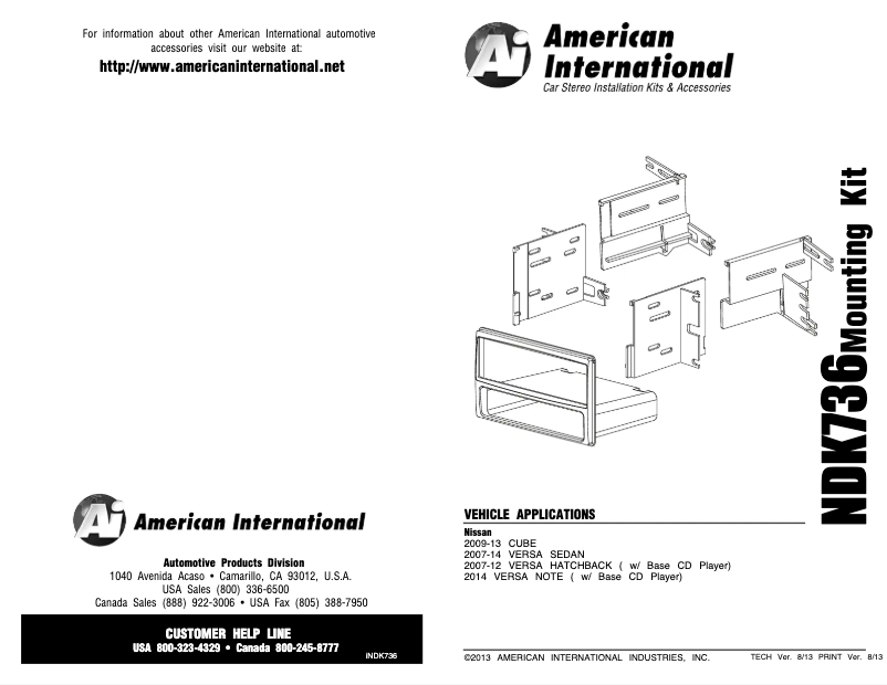 Page n°1 - Manuel utilisateur PAC NDK736