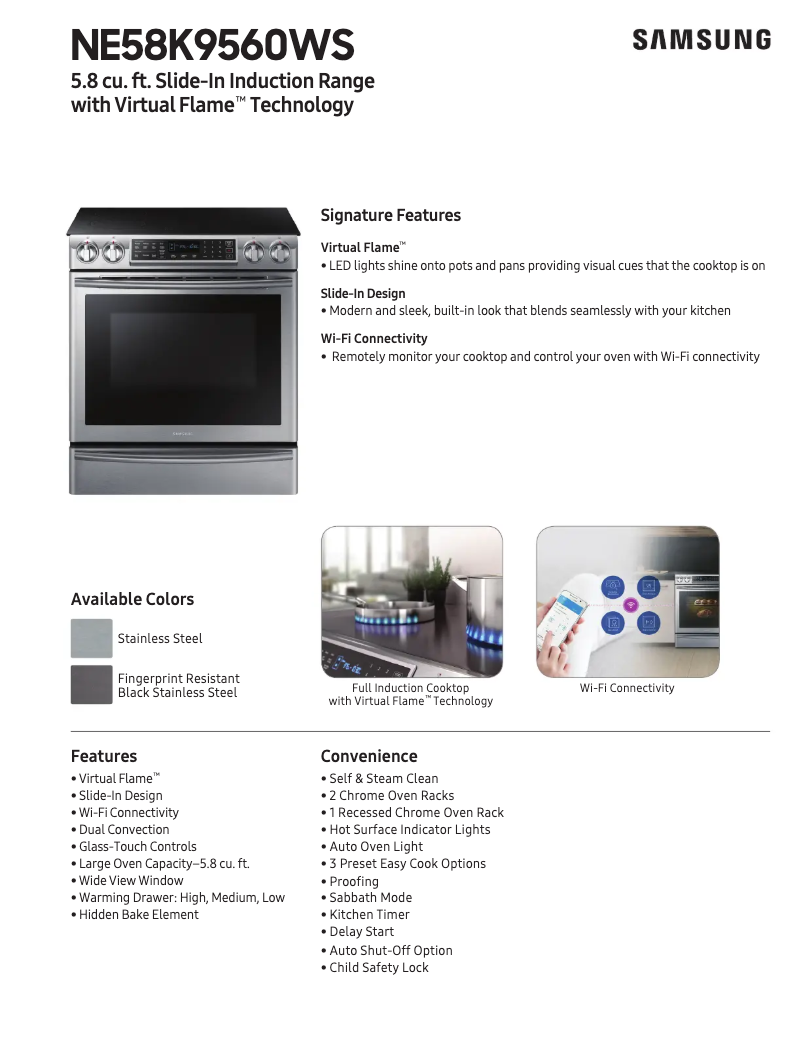 Page n°1 - Manuel utilisateur Samsung NE58R9560WG