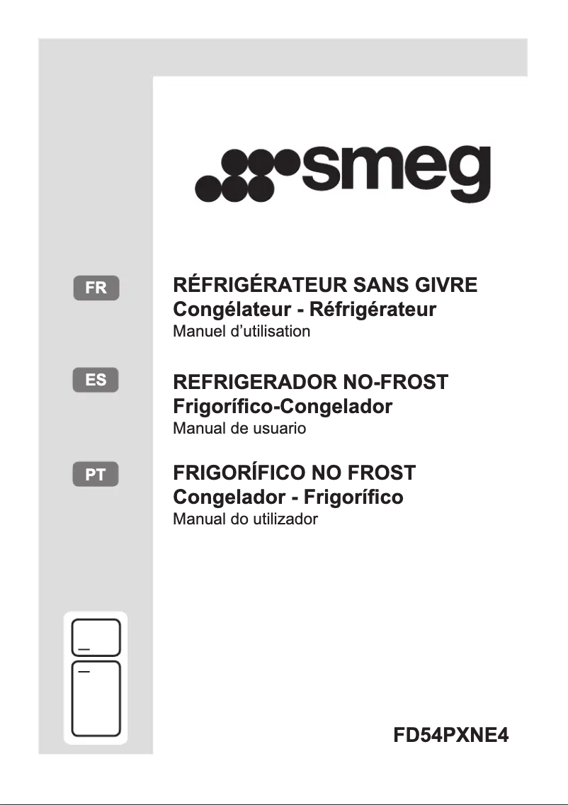 Page 1 de la notice Manuel utilisateur Smeg FD54PXNE4