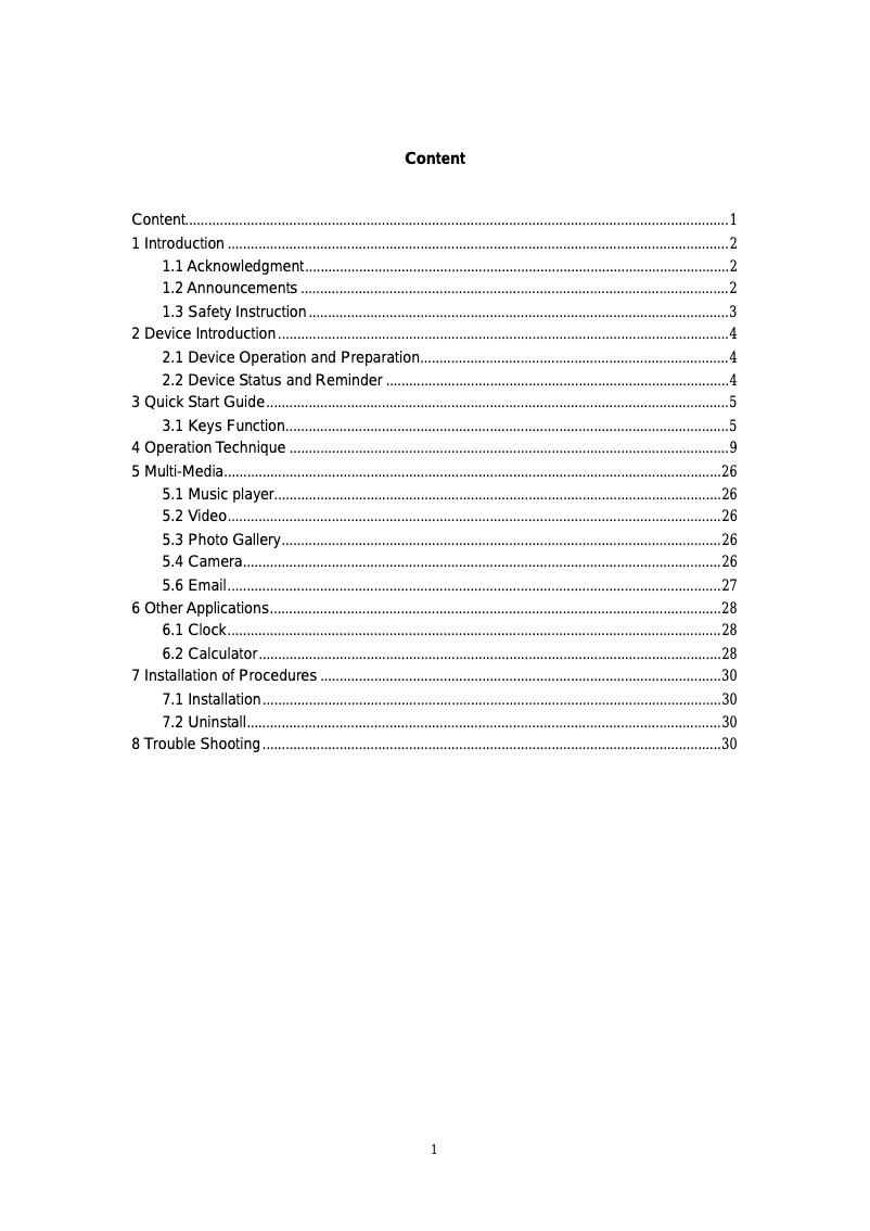 Page 1 de la notice Manuel utilisateur Lava XtronZ704