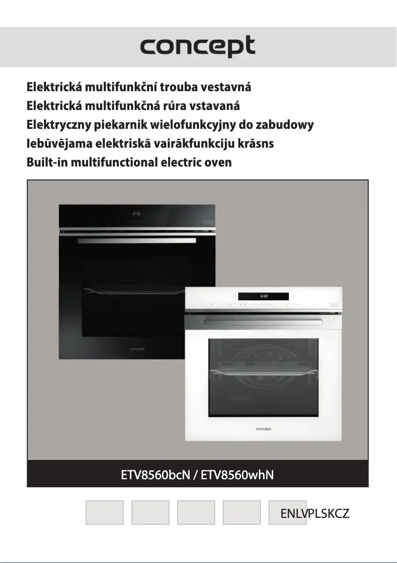 Image de la première page du manuel de l'appareil ETV8560whN