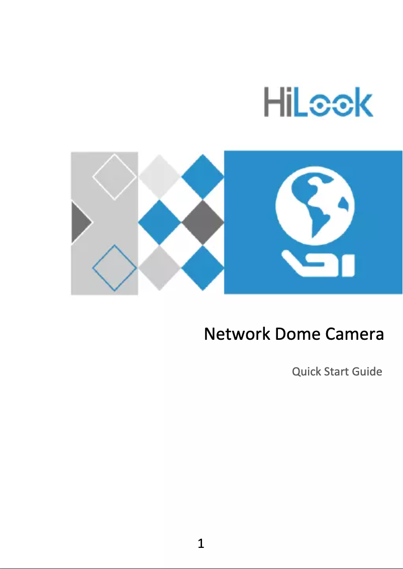 Page 1 de la notice Manuel utilisateur HiLook IPC-D640H-V