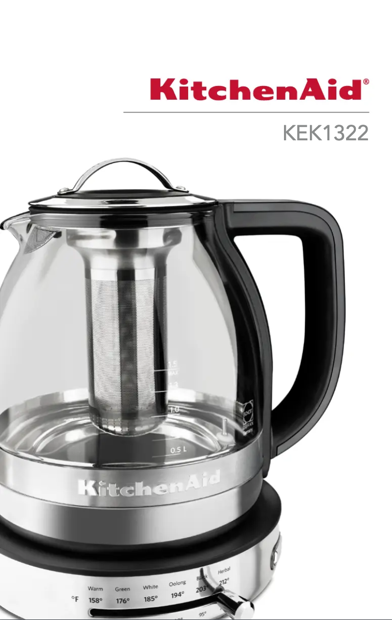 Page 1 de la notice Manuel utilisateur KitchenAid KEK1322SS