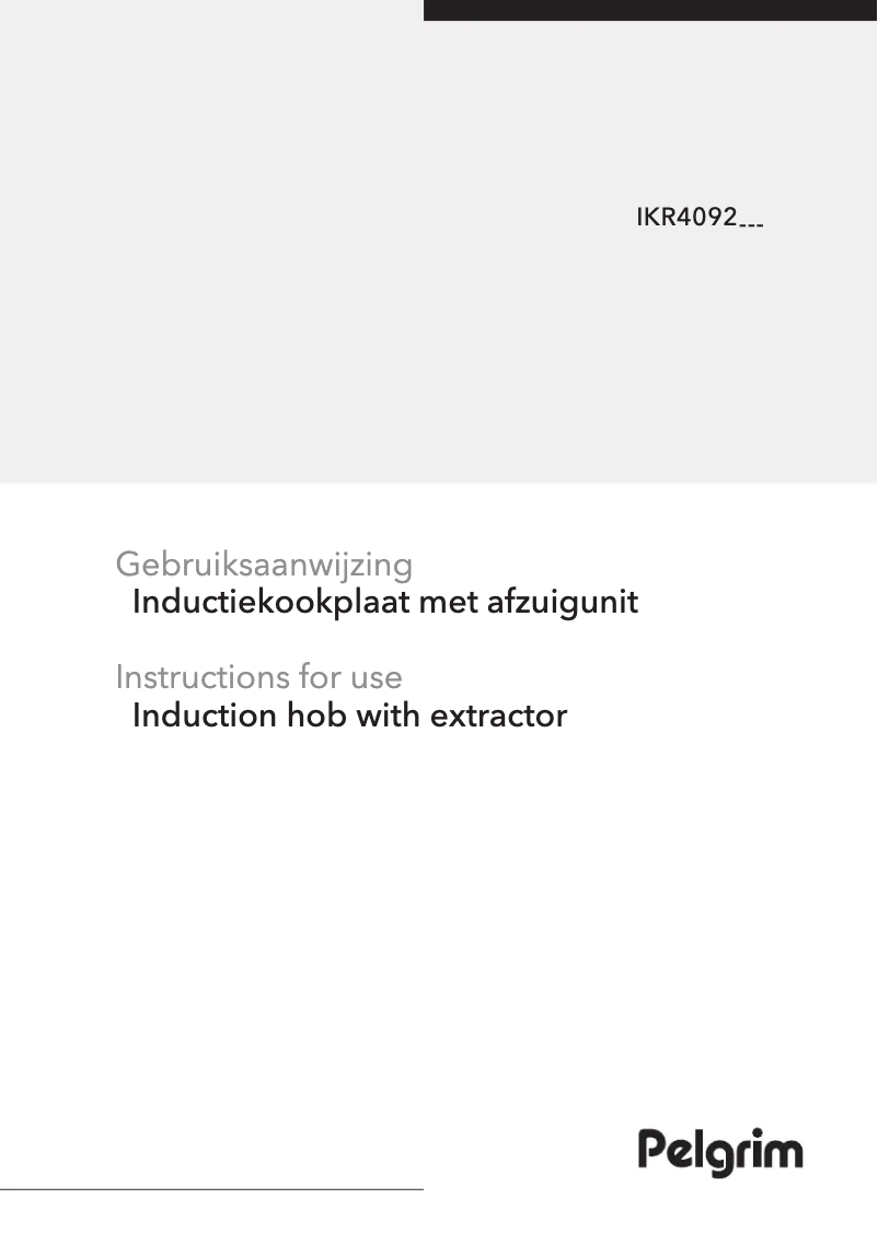 Page n°1 - Manuel utilisateur Pelgrim IKR4092
