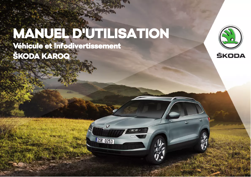 Image de la première page du manuel de l'appareil Karoq (2017)