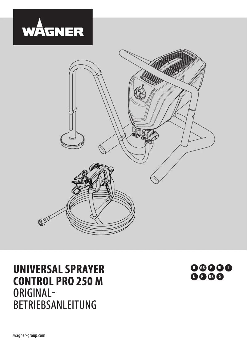 Page 1 de la notice Manuel utilisateur Wagner Control Pro 250 M
