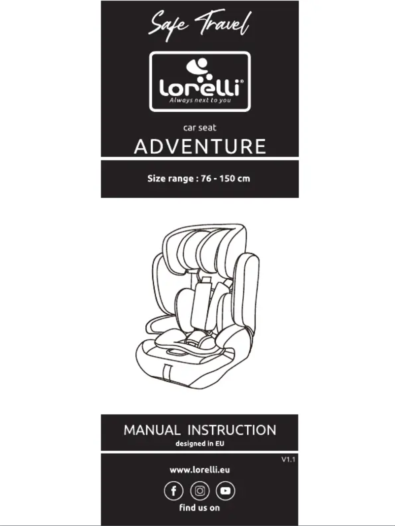Page n°1 - Manuel utilisateur Lorelli Adventure