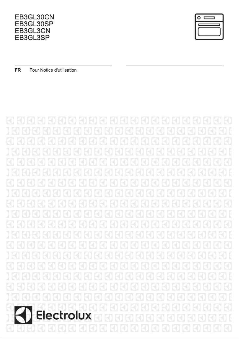 Page 1 de la notice Manuel utilisateur Electrolux EB3GL3SP