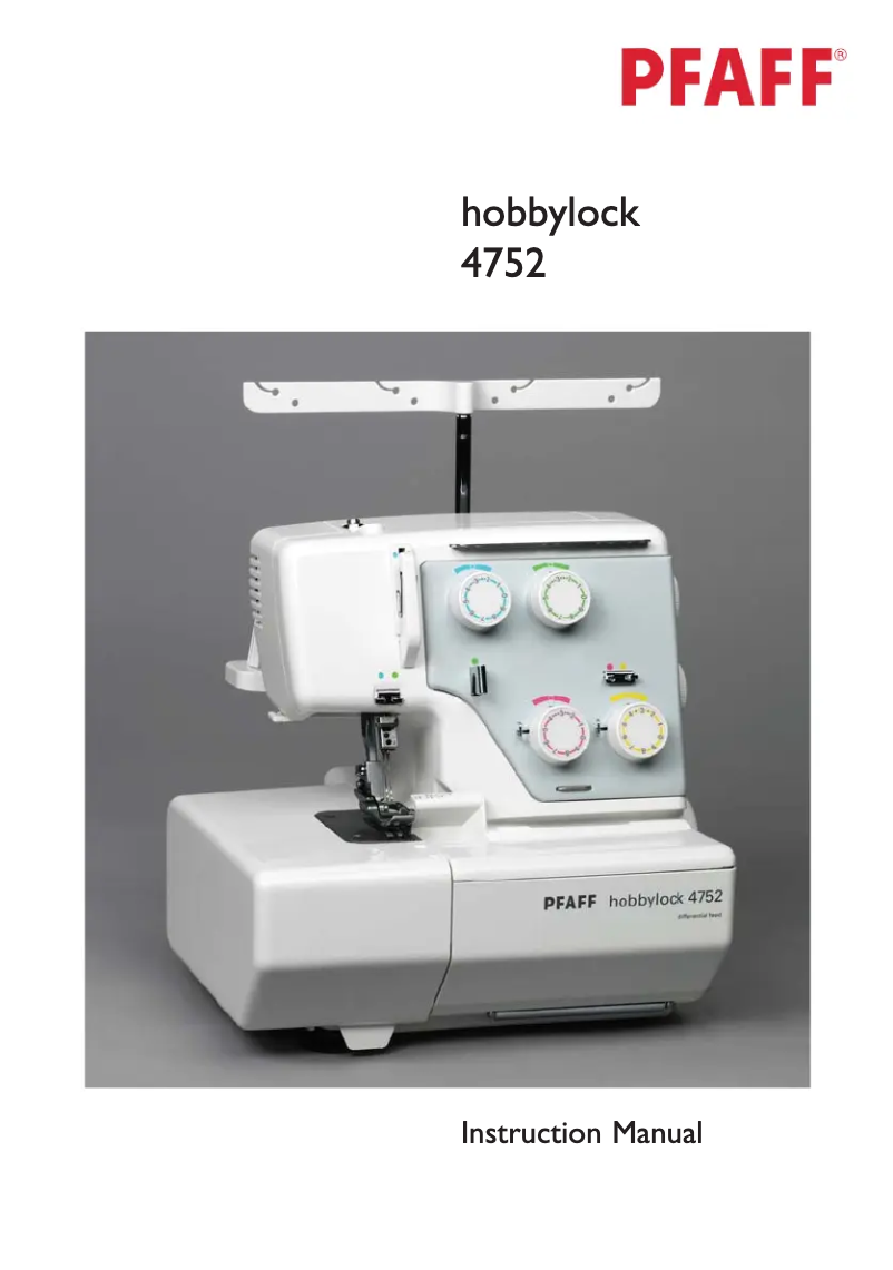 Image de la première page du manuel de l'appareil hobbylock 4752