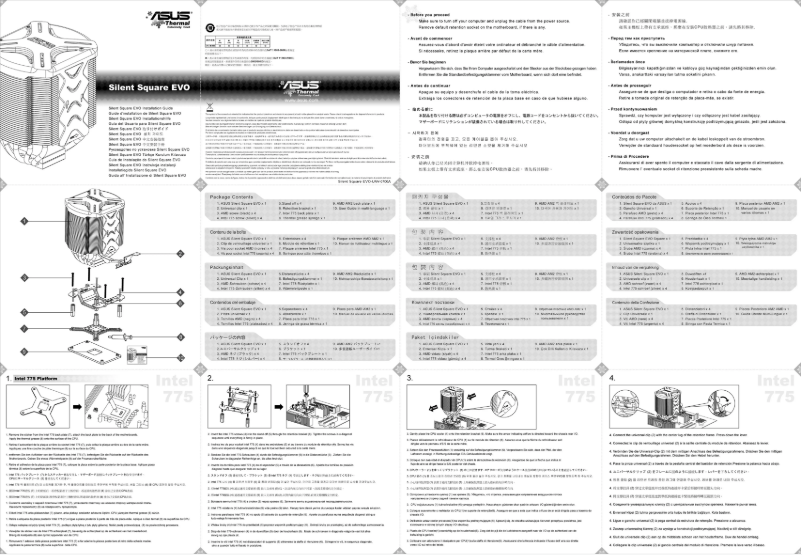 Image de la première page du manuel de l'appareil Silent Square EVO