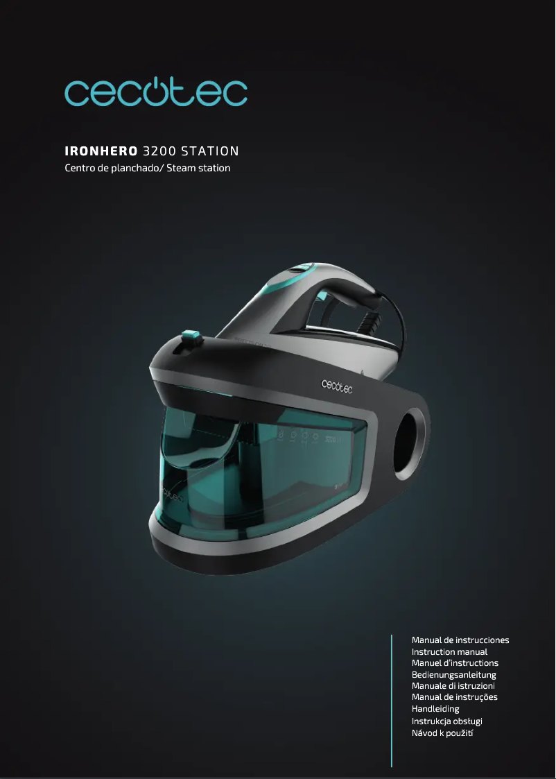 Page 1 de la notice Manuel utilisateur Cecotec IronHero 3200 Station