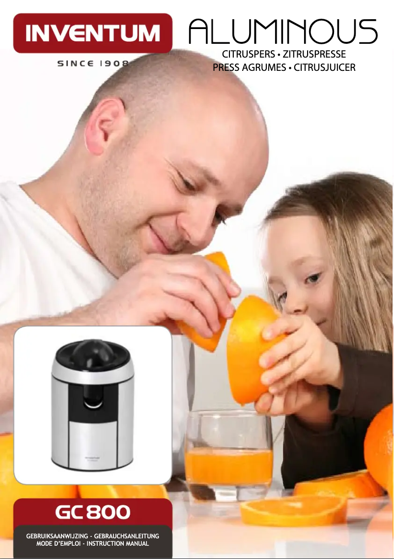 Page n°1 - Manuel utilisateur Inventum GC800