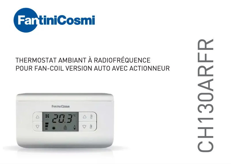 Image de la première page du manuel de l'appareil CH130ARFR