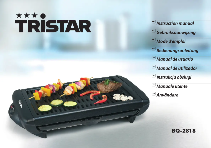 Page 1 de la notice Manuel utilisateur TriStar BQ-2818