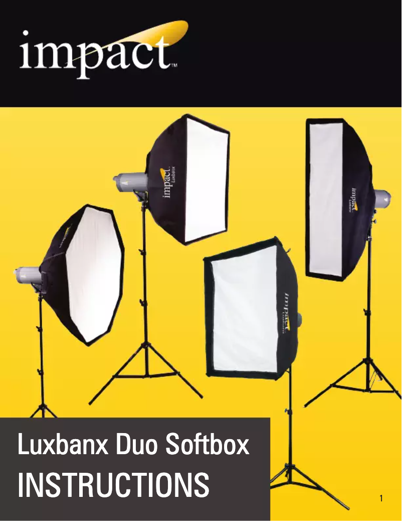 Page 1 de la notice Manuel utilisateur Impact Luxbanx Duo