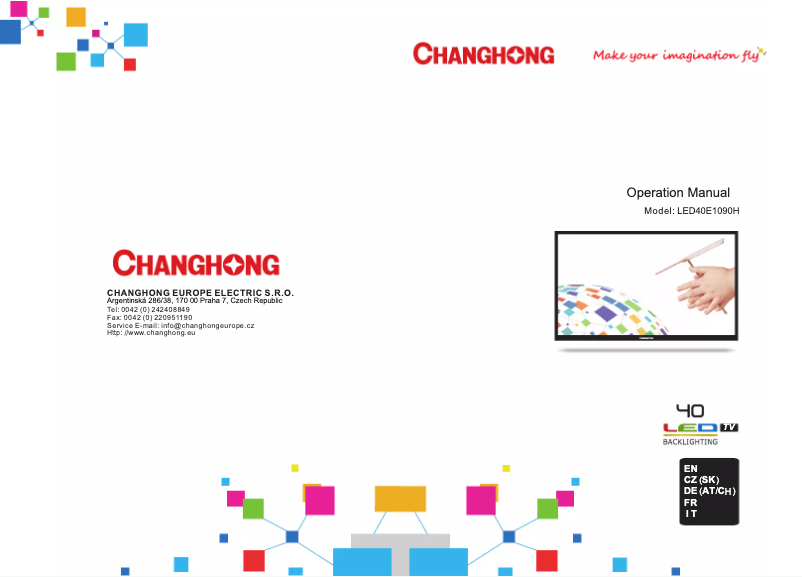 Page n°1 - Manuel utilisateur Changhong LED40E1090H