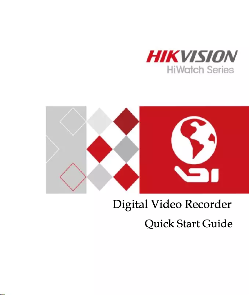 Page 1 de la notice Guide de démarrage rapide Hikvision HWD-7104MH-G2