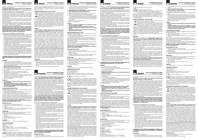 Página 1 del manual Manual de usuario Laica KS1016