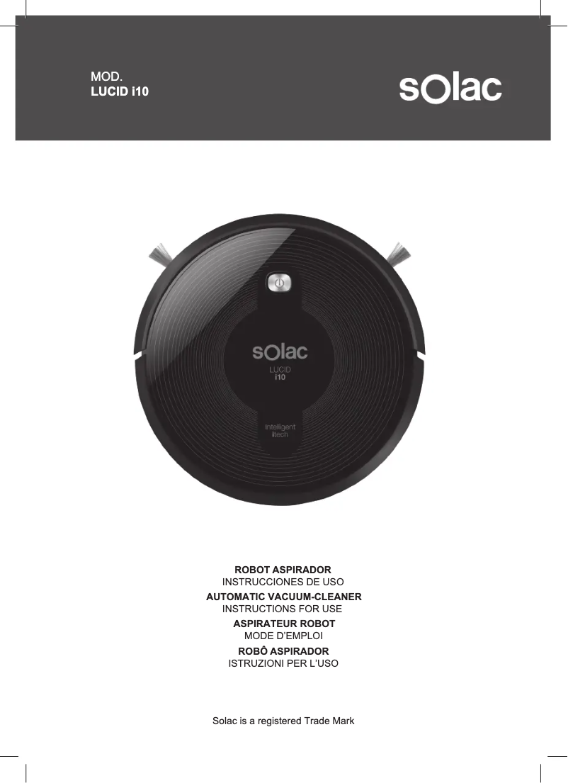 Image de la première page du manuel de l'appareil LUCID i10