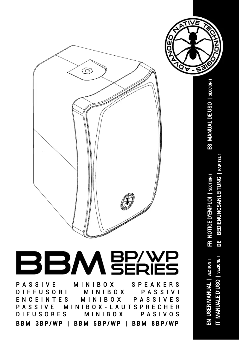 Página 1 del manual Manual de usuario ANT BBM5 WP